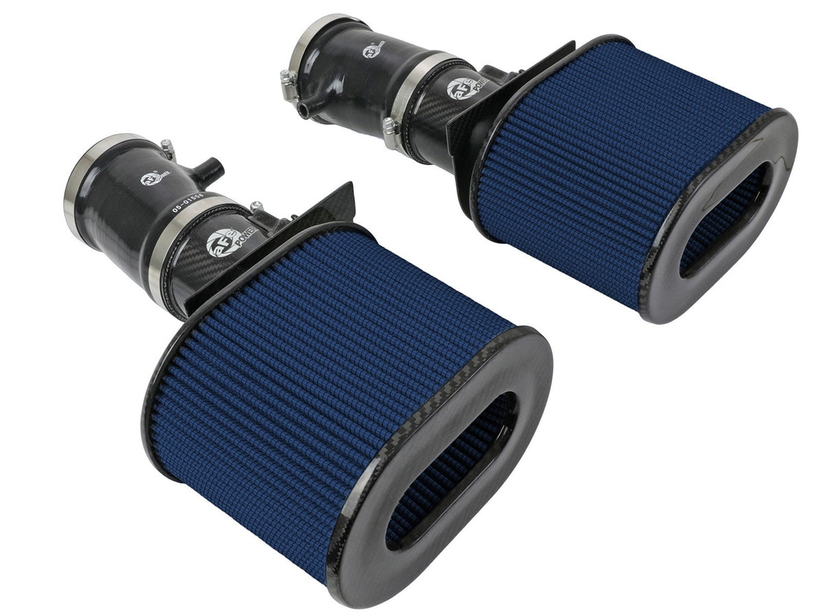 aFe Power Track Series Carbon Fiber Cold Air Intake System w/ Pro 5R Filter — Audi R8 14-18 V10-5.2L — 57-10012R