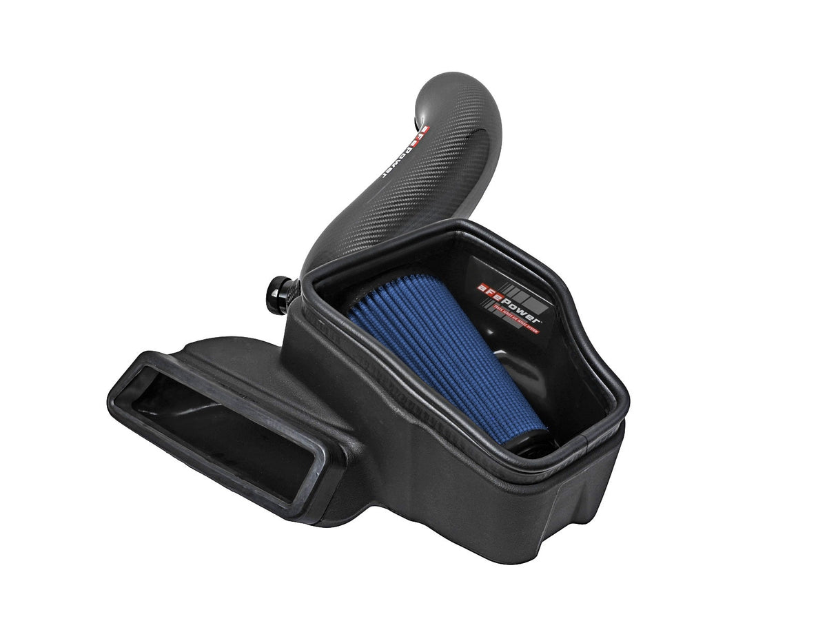 aFe Power Track Series Carbon Fiber Cold Air Intake System w/ Pro 5R Filter — Volkswagen Golf R 15-19 L4-2.0L (t) — 57-10016R