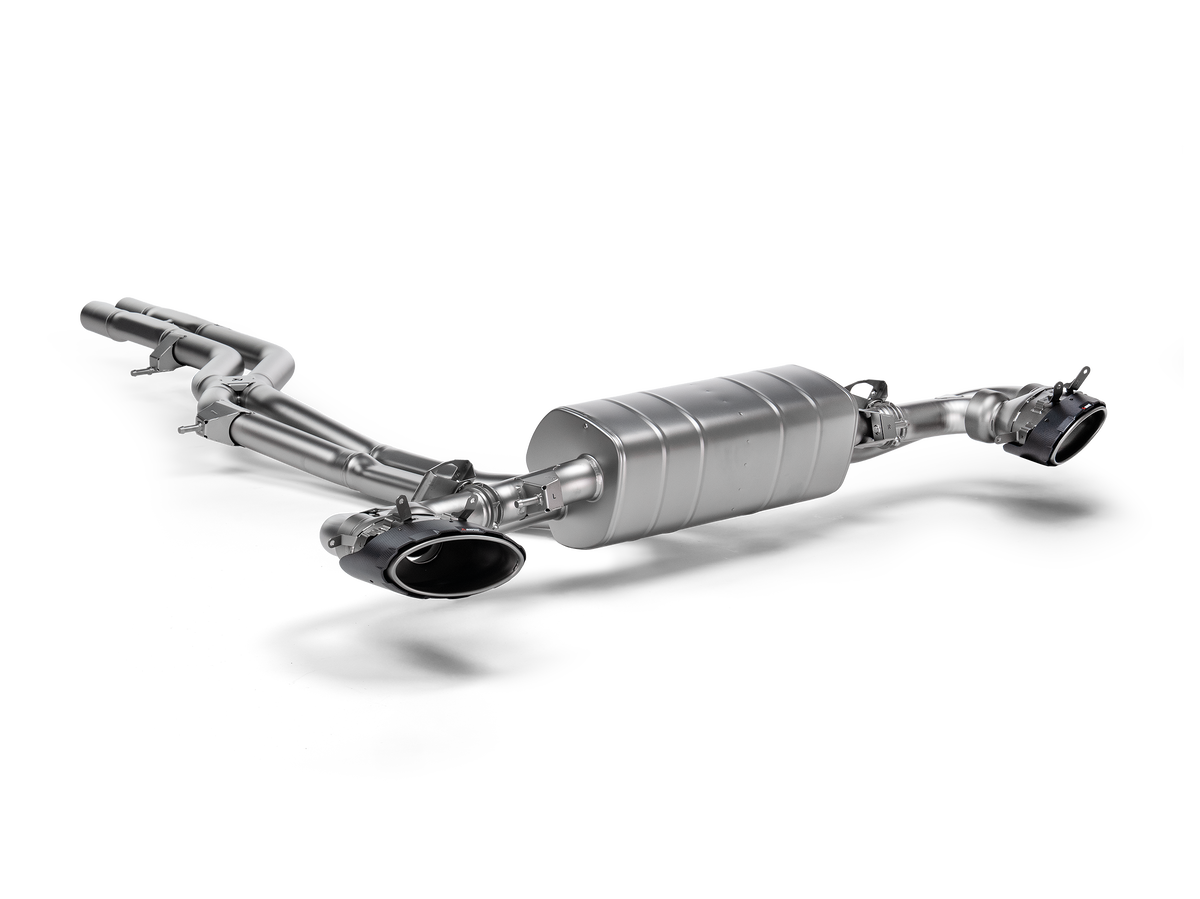 Akrapovič Link Pipe Set (Titanium) — Audi RS Q8 (4M) / Audi RS Q8 (4M) - OPF/GPF — CO-AU/T/5