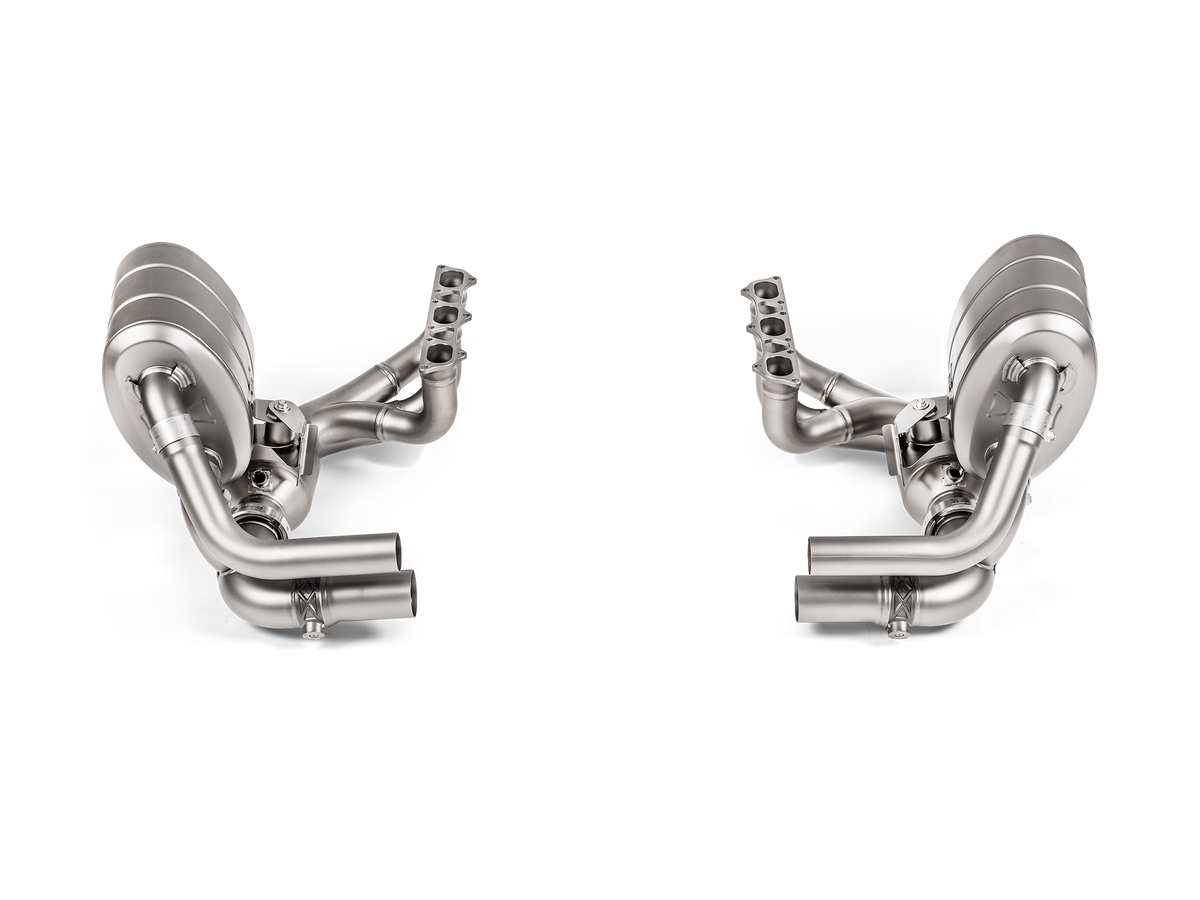 Akrapovič Evolution Header Set (Titanium) — Porsche 911 GT3 (991) / Porsche 911 GT3 / GT3 Touring (991.2) and additional applications — E-PO/T/4