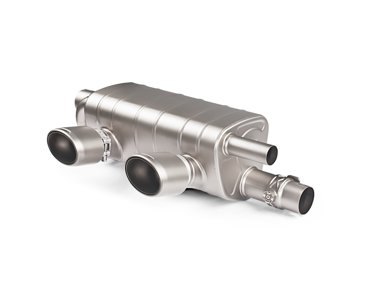 Akrapovič Slip-On Line (Titanium) - for OE non sport exhaust — Porsche 911 Carrera / Cabriolet / Targa /S/4/4S/GTS (991.2) — S-PO/TI/5H
