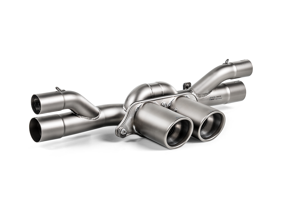 Akrapovič Slip-On Race Line (Titanium) — Porsche 911 GT3 (991) / Porsche 911 GT3 / GT3 Touring (991.2) and additional applications — S-PO/TI/8