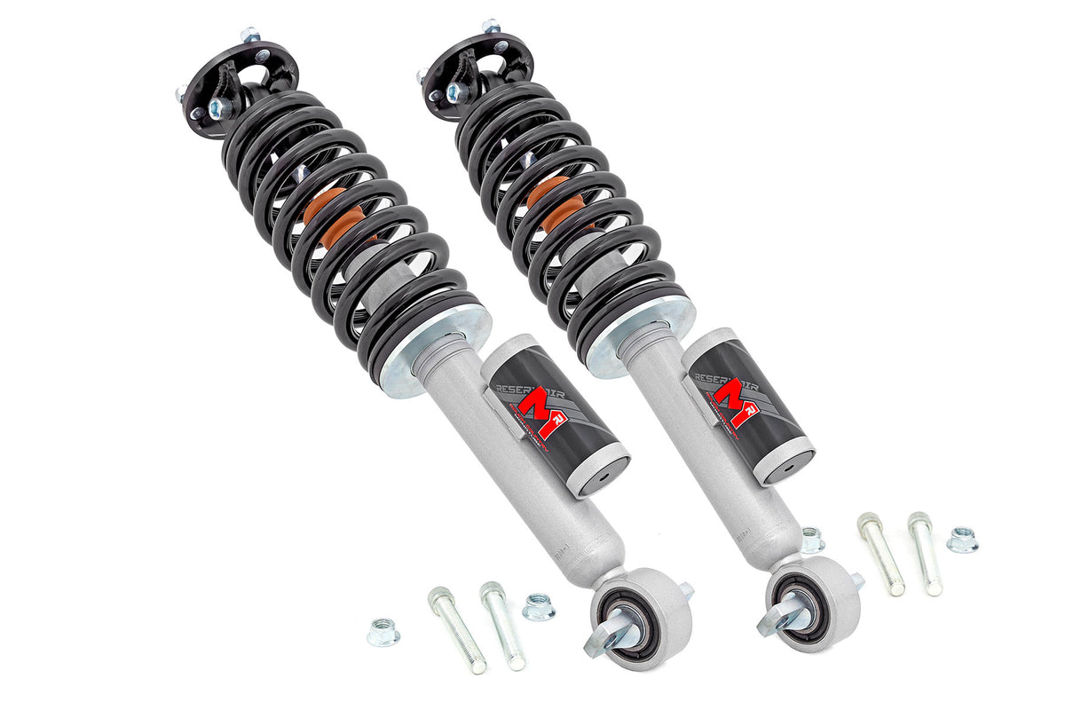 Rough Country M1R Reservoir Loaded Struts | Adjustable Height | Front | 3.5 Inch | Ford Bronco (21-26)