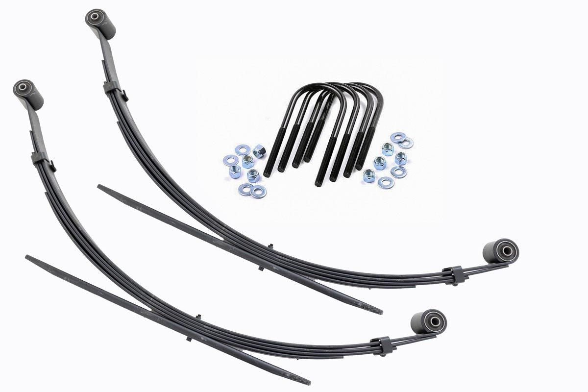 Rough Country Rear Leaf Springs | 4" Lift | Pair | Ford F-250/F-350 Super Duty 4WD (99-04)