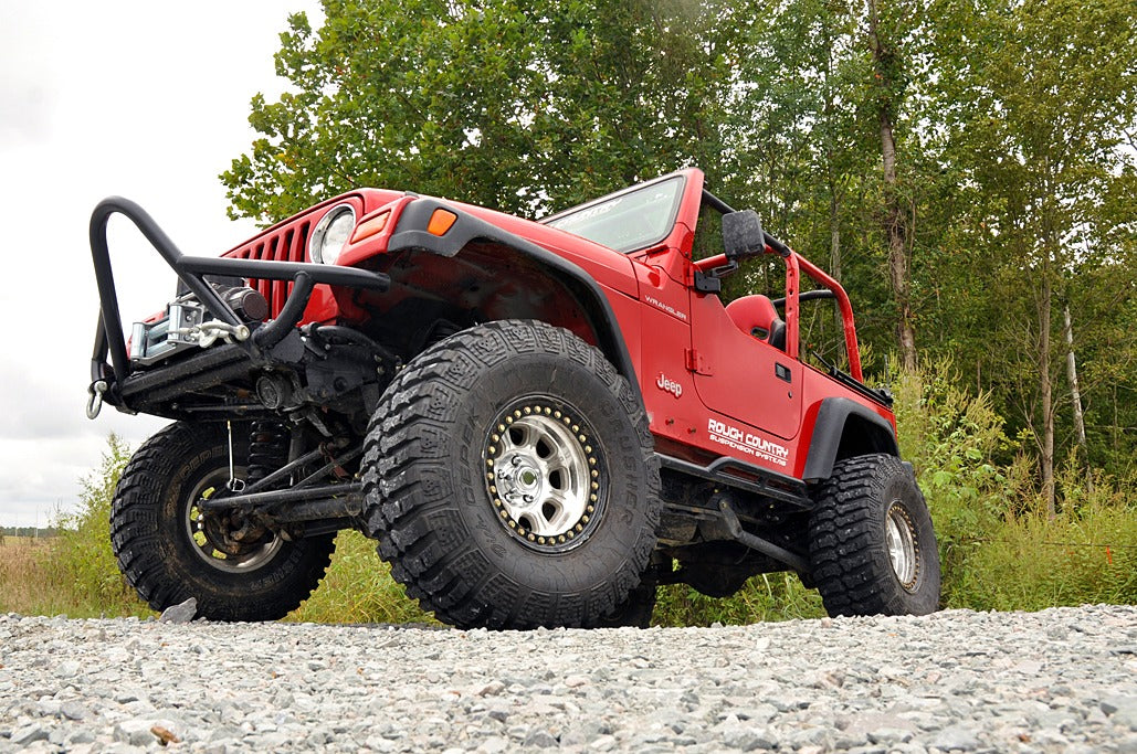 Rough Country 4 Inch Lift Kit | Long Arm | Jeep Wrangler TJ 4WD (1997-2006)