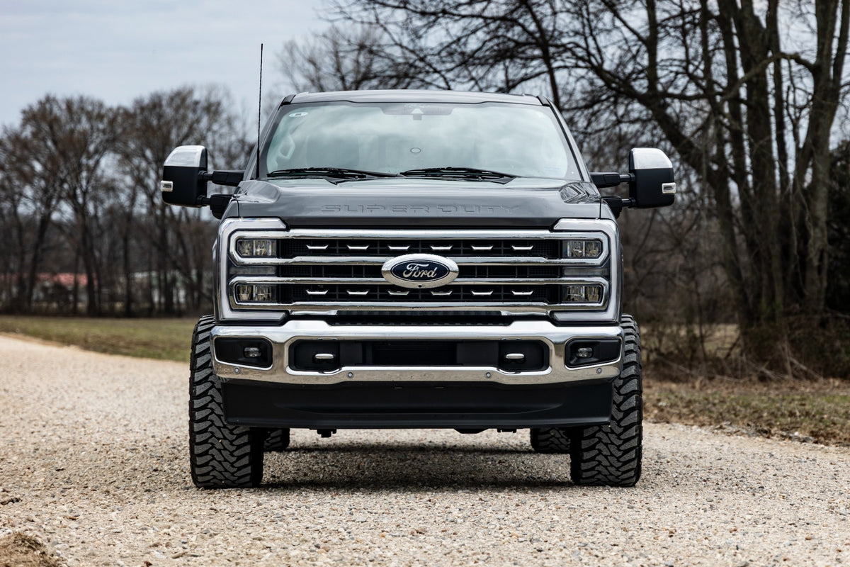 Rough Country 2 Inch Leveling Kit | Track Bar Bracket | Ford F-250/F-350 Super Duty (17-26)