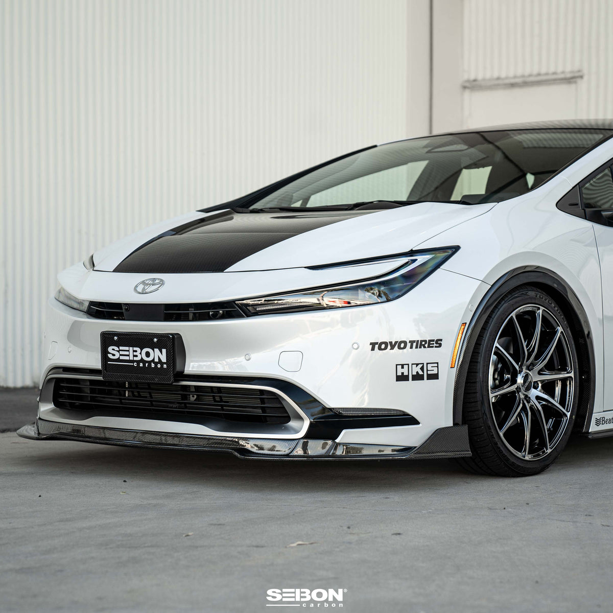 Seibon MB-Style Carbon Fiber Front Lip for 2023-2026 Toyota Prius