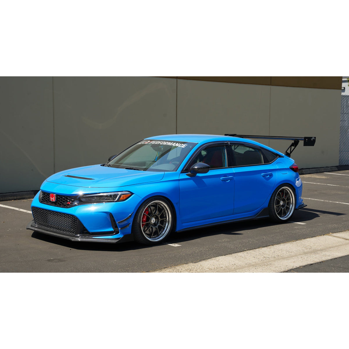 GT-250 67" Carbon Fiber Adjustable Wing -Honda FL5 Civic Type R 2023 - Current