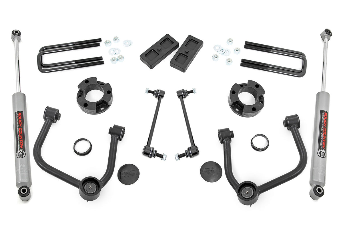 Rough Country 3.5 Inch Lift Kit | Ford Ranger 4WD (2024-2026)