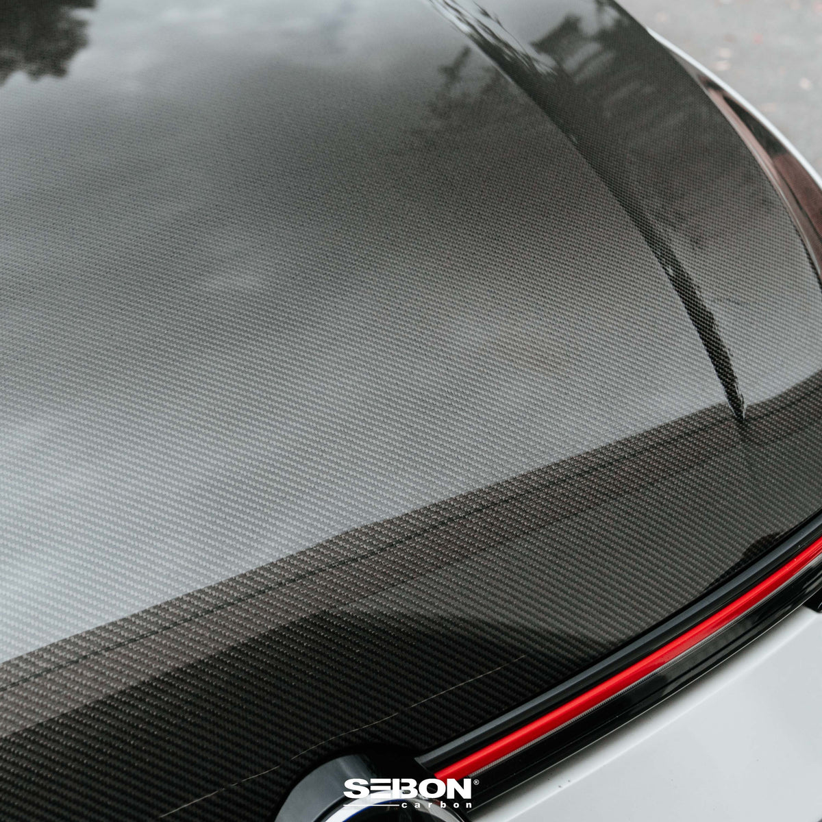 Seibon OEM-Style Carbon Fiber Hood for 2022-2026 Volkswagen Golf GTI / R