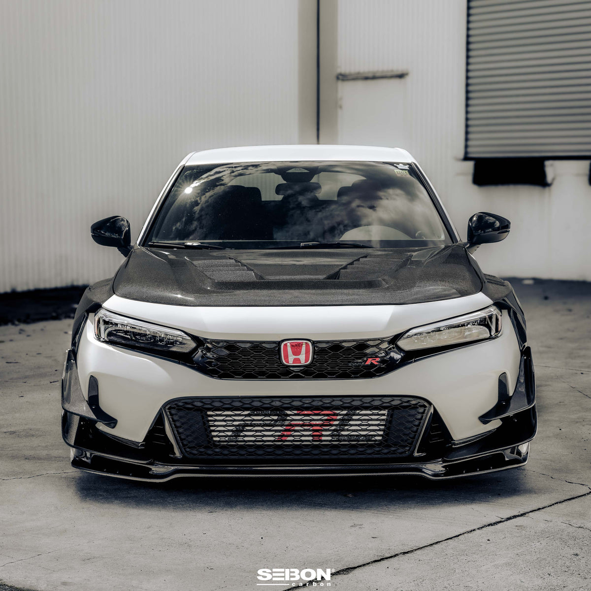Seibon TV-Style Double Sided Carbon Fiber Hood For 2023-2026 Honda Civic Type R