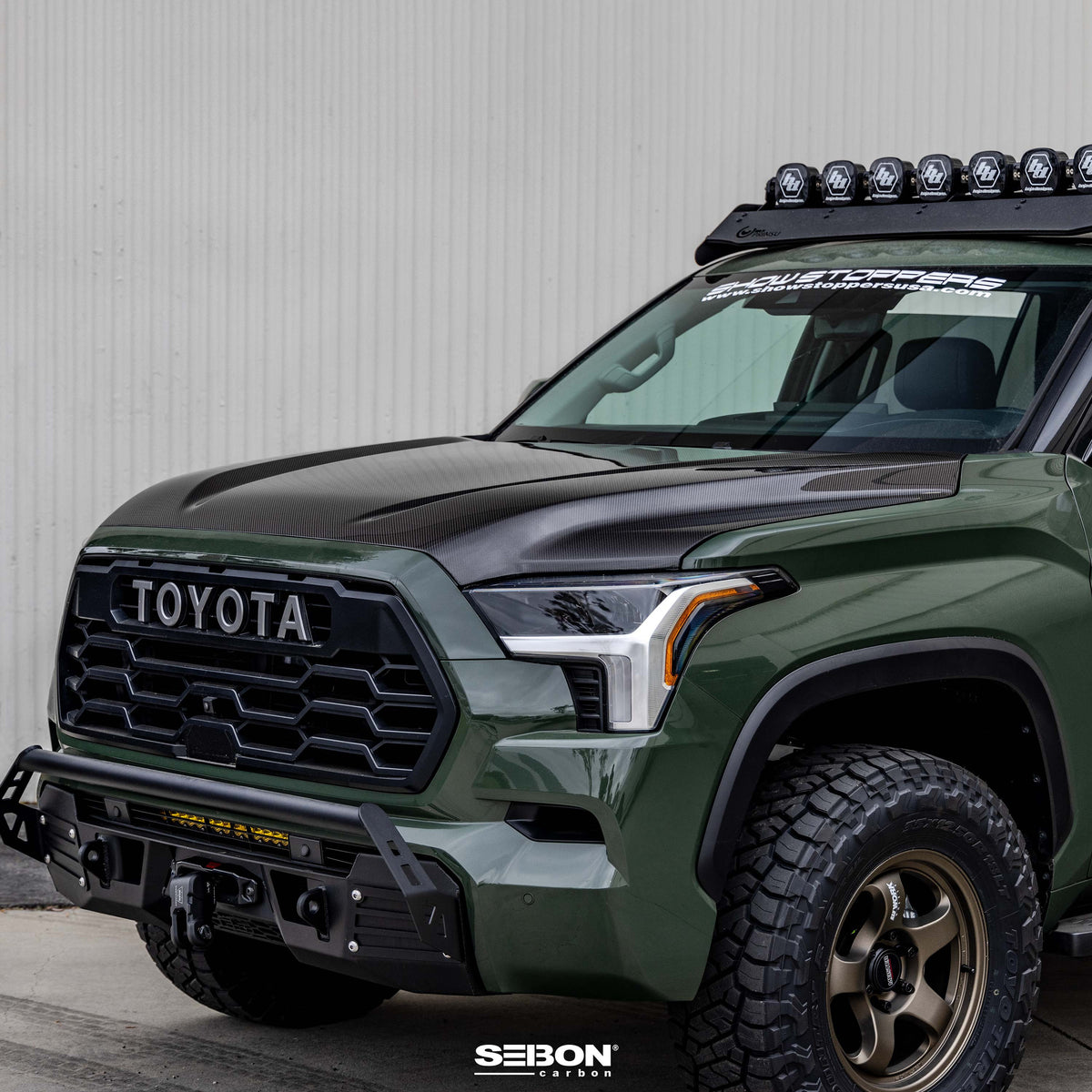 Seibon OEM-Style Carbon Fiber Hood for 2022-2026 Toyota Tundra / 2023-2026 Toyota Sequoia