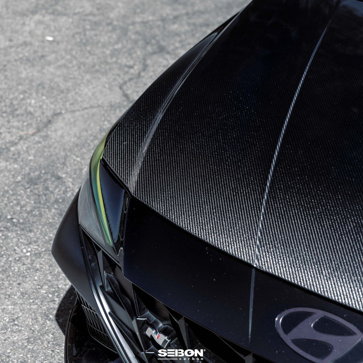 Seibon OEM-Style Carbon Fiber Hood for 2021-2025 Hyundai Elantra / Elantra N