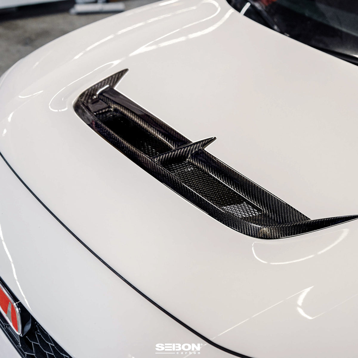 Seibon CW-Style Carbon Fiber Hood vent for 2023-2026 Honda Civic Type R