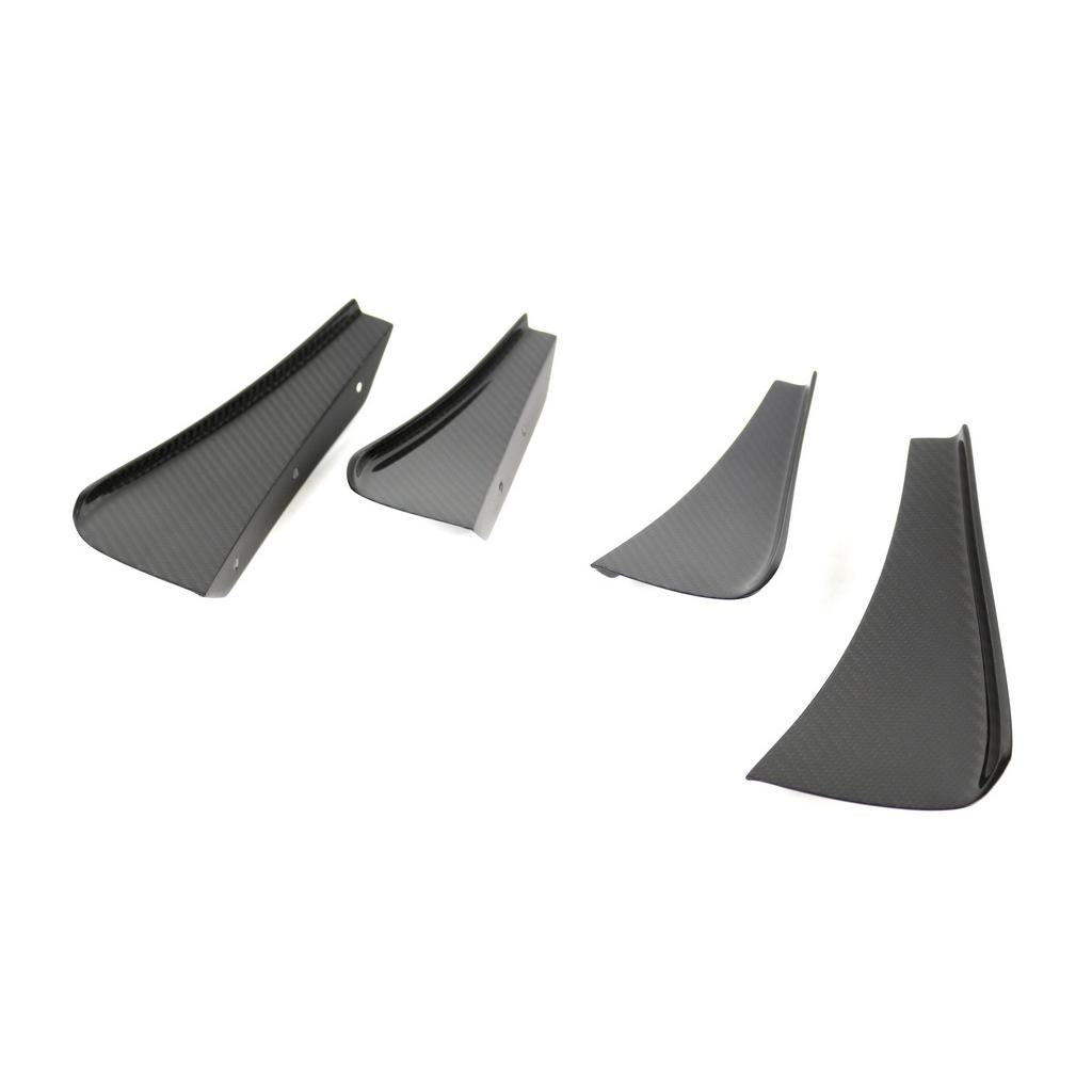 Carbon Fiber Front Bumper Canards - Dodge Viper Coupe 2013-2017