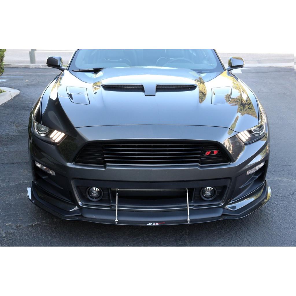 Carbon Fiber Front Wind Splitter-2015-2017 Ford S550 Mustang