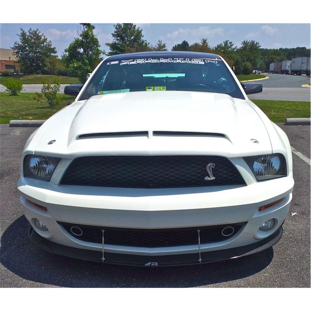 Carbon Fiber Front Wind Splitter-2007-2009 Ford Mustang GT500