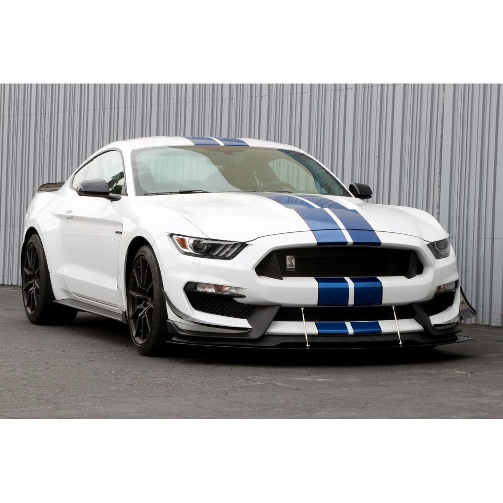 Carbon Fiber Front Bumper Canards - 2016 - 2020 Ford S550 Mustang Shelby GT350