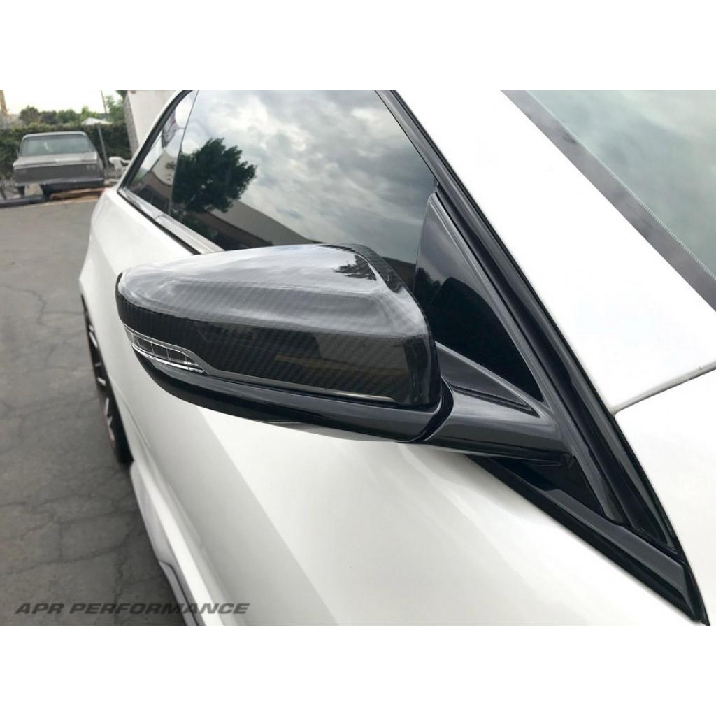 Carbon Fiber Replacement Mirrors-2016-2019 Cadillac ATS-V Coupe / CTS-V Sedan