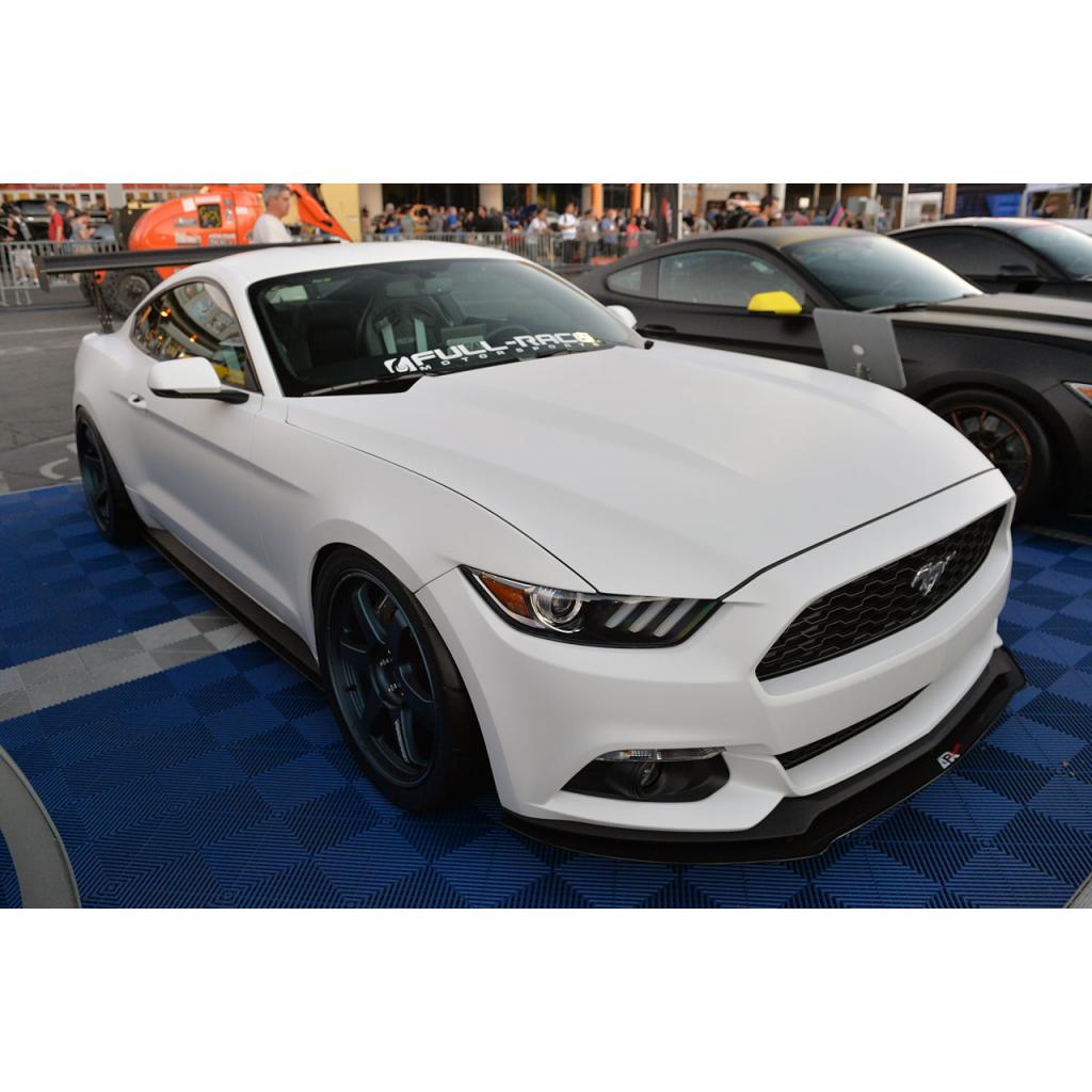 Carbon Fiber Front Wind Splitter-2015-2017 Ford S550 Mustang