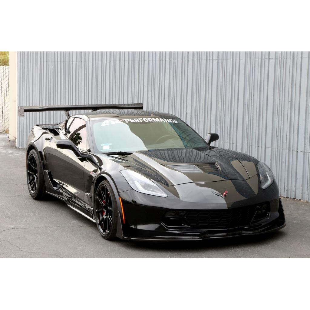 GTC-500 Chassis Mount Carbon Fiber Adjustable Wing- Chevrolet C7 Corvette Z06 / Grand Sport