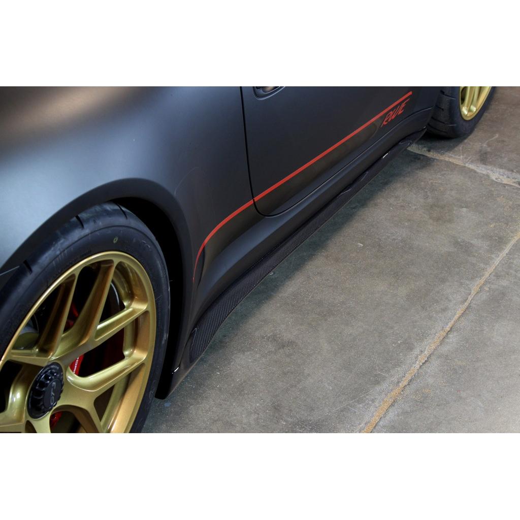 Carbon Fiber Side Rocker Extensions/ Side Skirt - 2013-19 Porsche 991 GT3