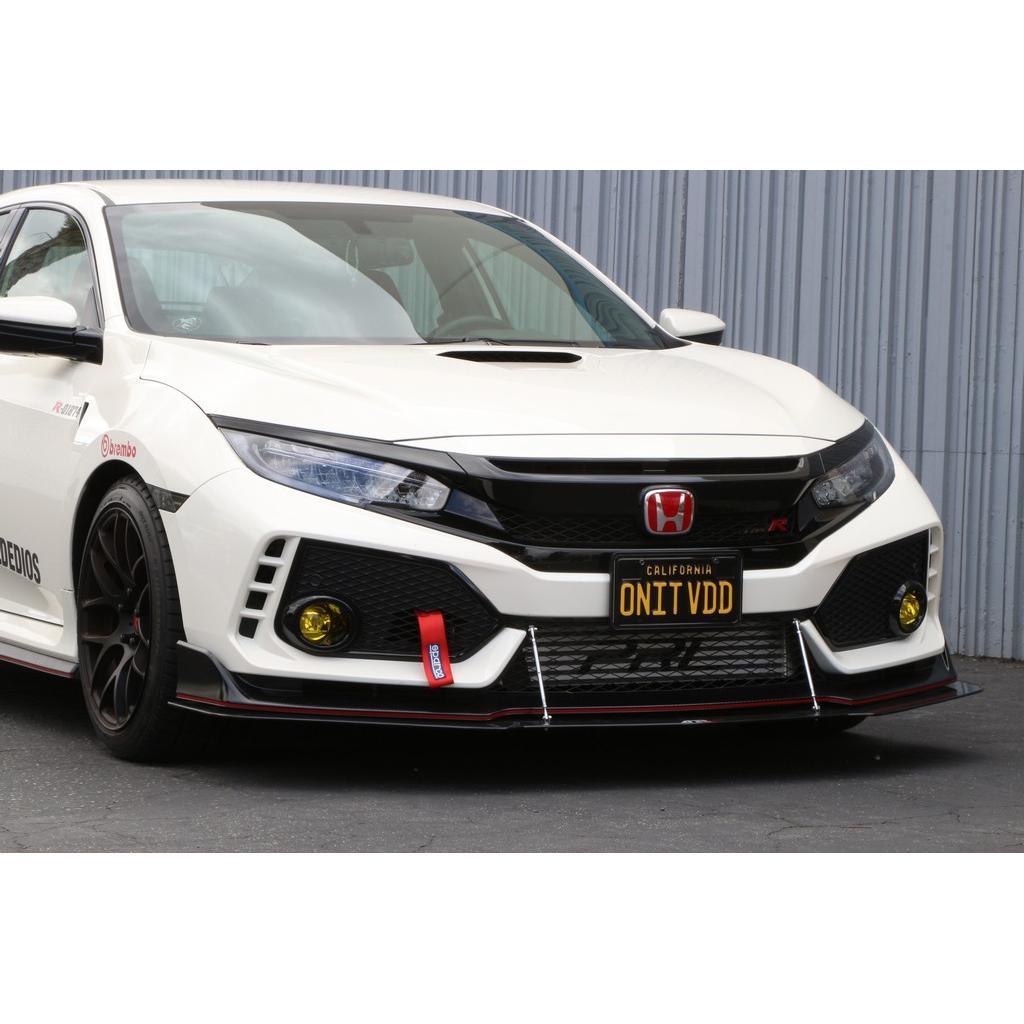 Carbon Fiber Front Wind Splitter- Honda FK8 Civic Type R w/ OEM Lip 2017-2021