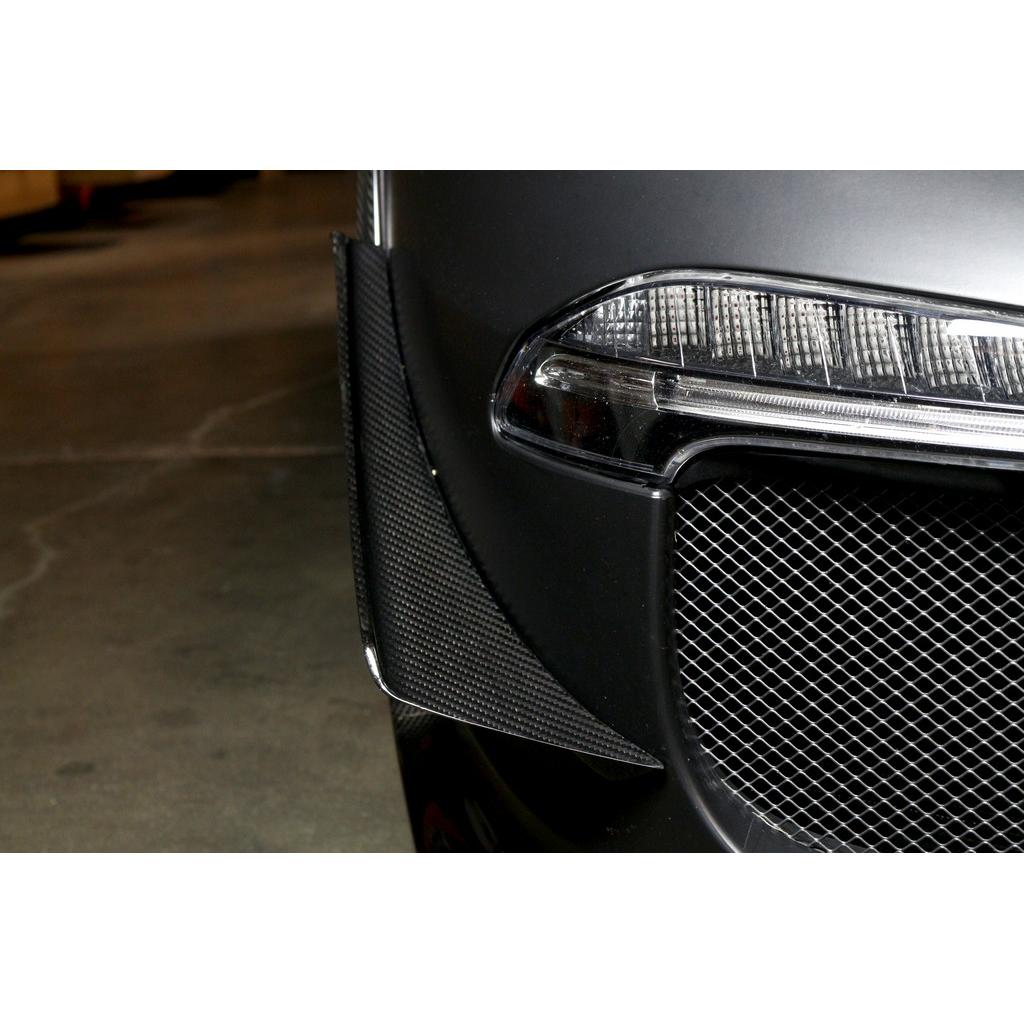 Carbon Fiber Front Bumper Canards - 2013-2016 Porsche 991.1 GT3