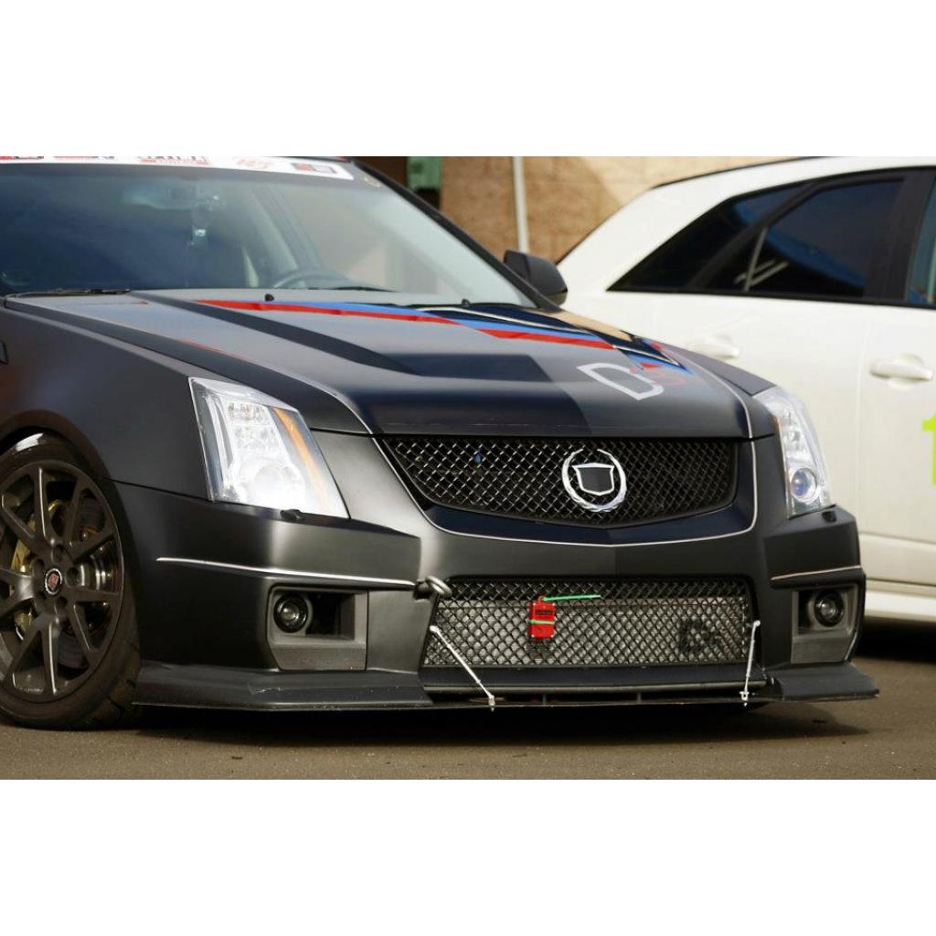 Carbon Fiber Front Wind Splitter-2008-2015 Cadillac CTS-V Coupe / Sedan