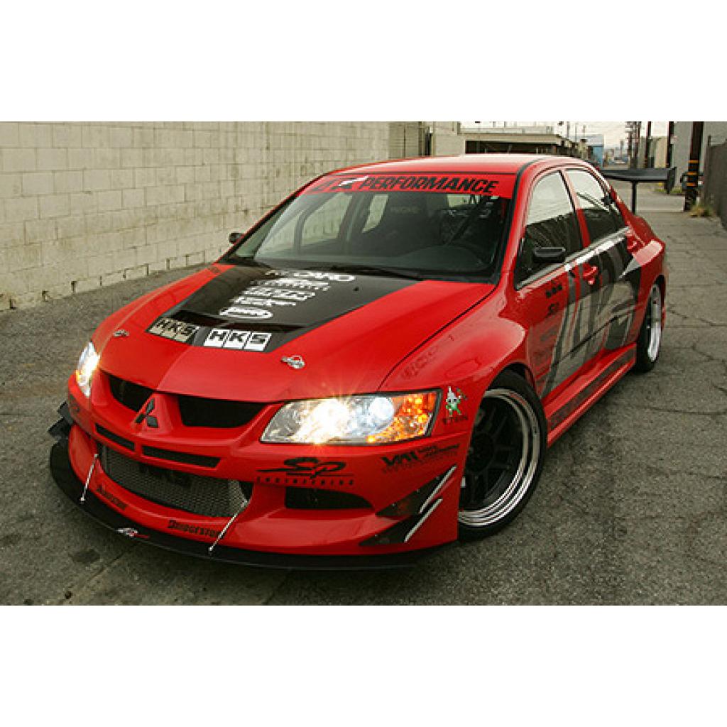 EVIL-R Widebody Aerodynamic Kit- 2003-2005 Mitsubishi Evolution 8