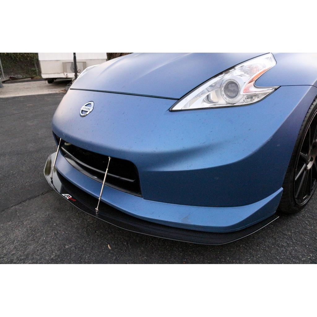 Carbon Fiber Front Wind Splitter- 2009-14 Nissan 370Z Nismo Bumper