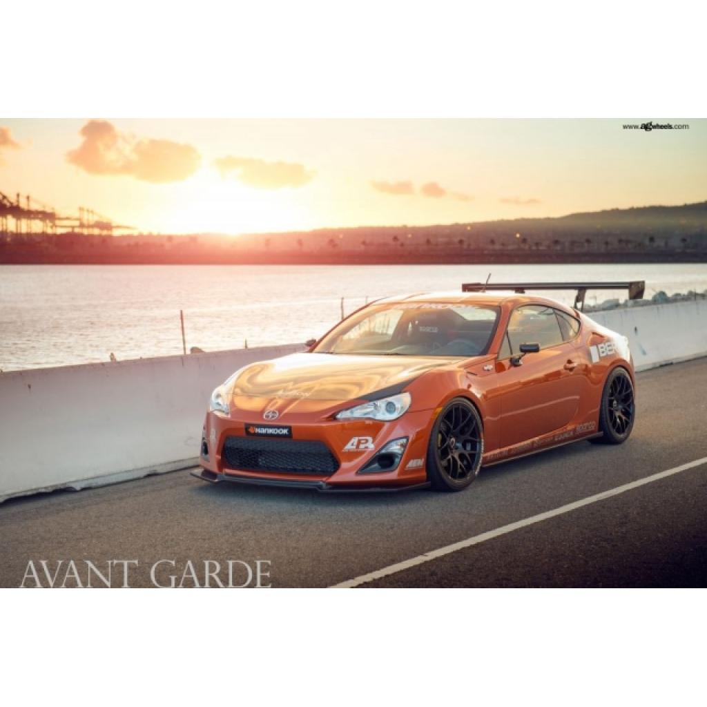 GT-250 Carbon Fiber Adjustable Wing w. 11" Pedestals Set - 2013-2021 Scion FRS / Toyota GT86/ Subaru BRZ