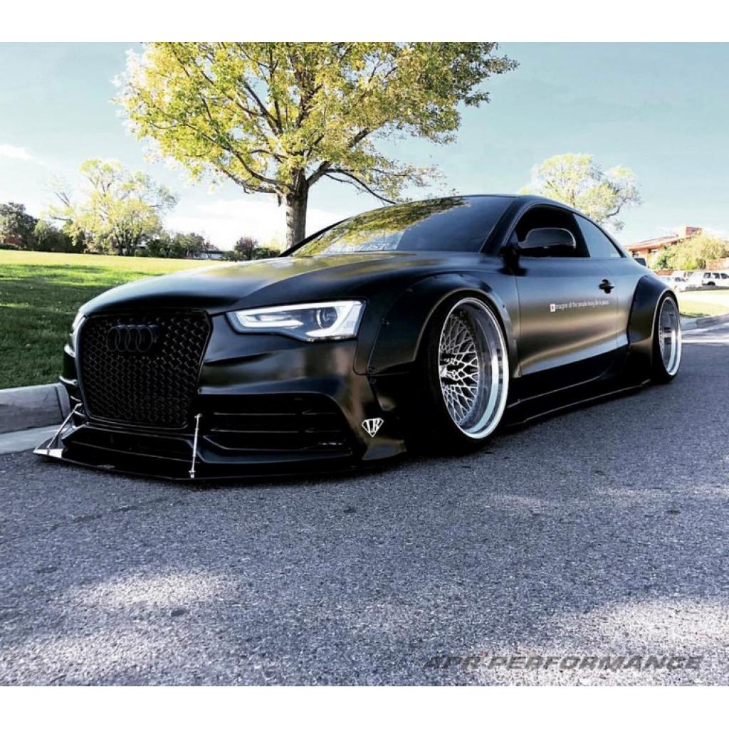 Carbon Fiber Front Wind Splitter - 2013-2017 Audi S5 /RS5 (Stock Bumper)