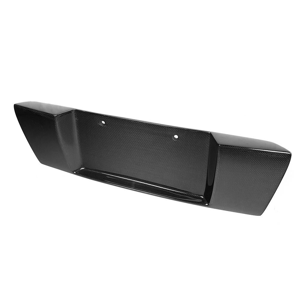 Carbon Fiber License Plate Backing-2008-2011 Nissan R35 GTR