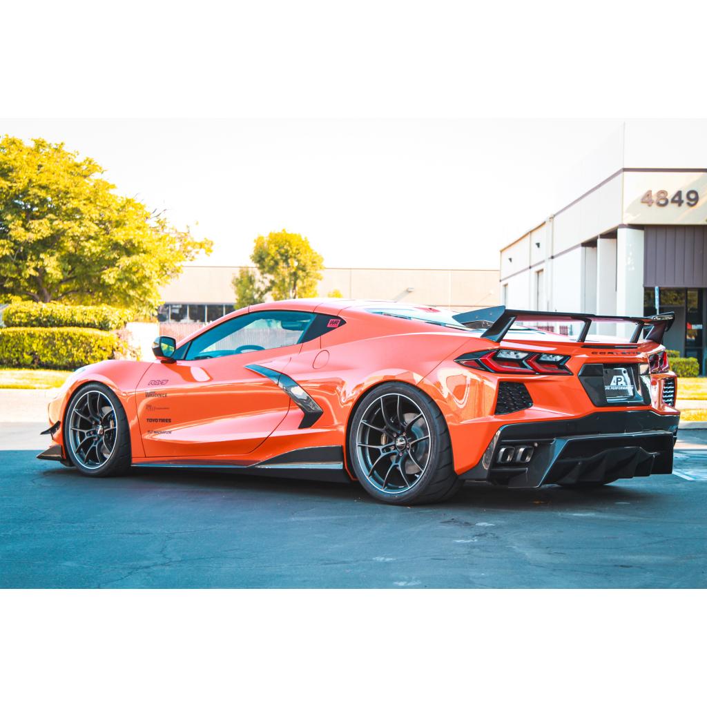 Carbon Fiber Door Handle and Quarter Panel Trim Package-Chevrolet C8 Corvette