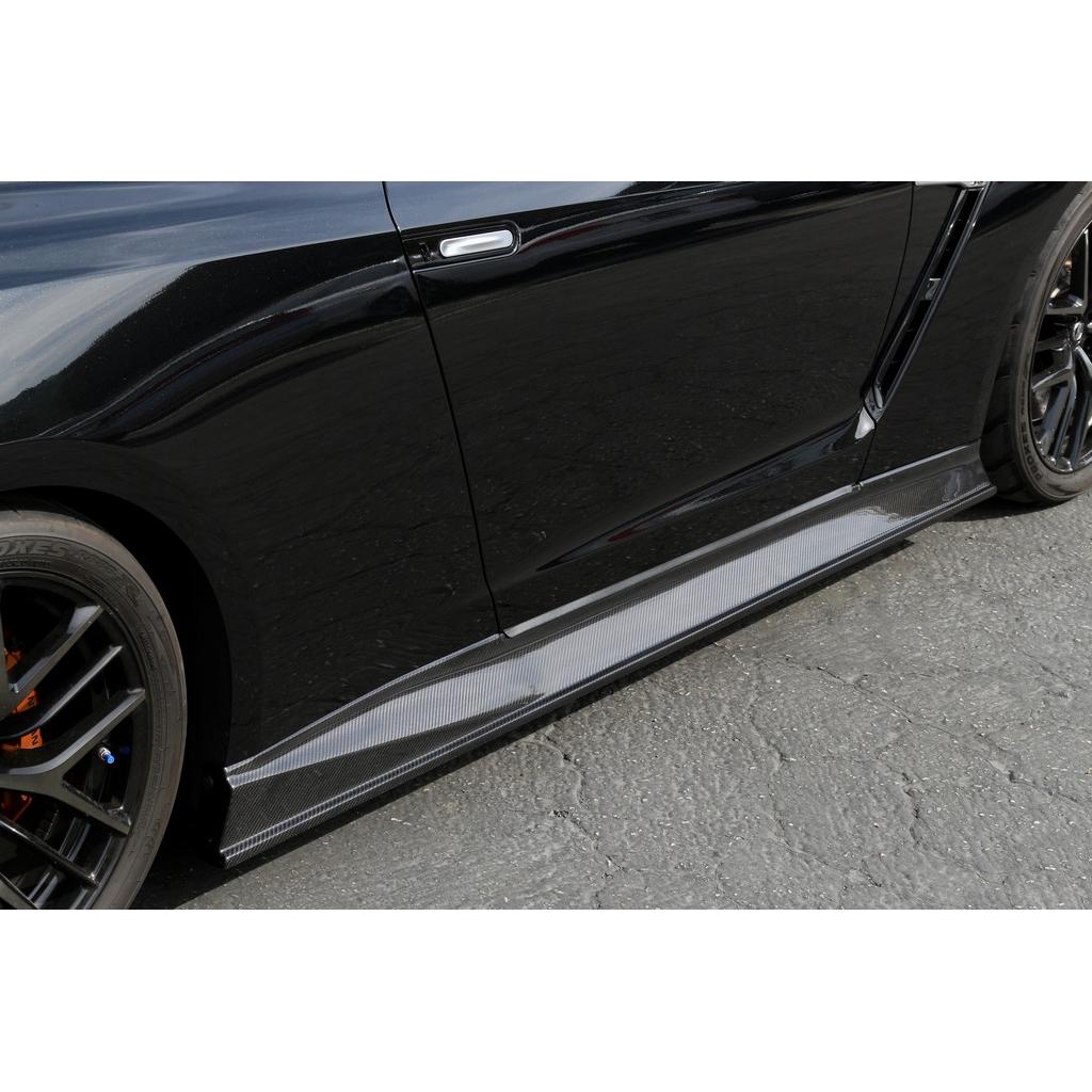 Carbon Fiber Side Rocker Extensions/ Side Skirt - 2017-2022 Nissan GTR R35