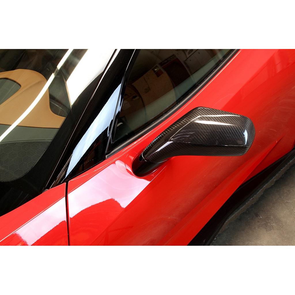 Carbon Fiber Replacement Mirrors-Chevrolet C7 Corvette Stingray / Z06