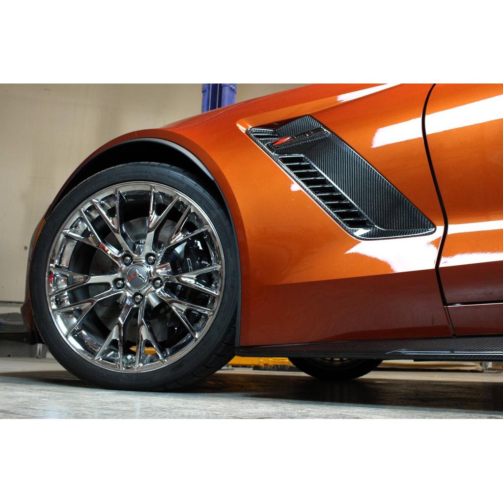 Carbon Fiber Fender Vents-Chevrolet C7 Corvette Z06