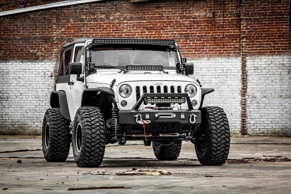 Rough Country 4 Inch Lift Kit | 2-Door | Jeep Wrangler JK 4WD (2007-2018)