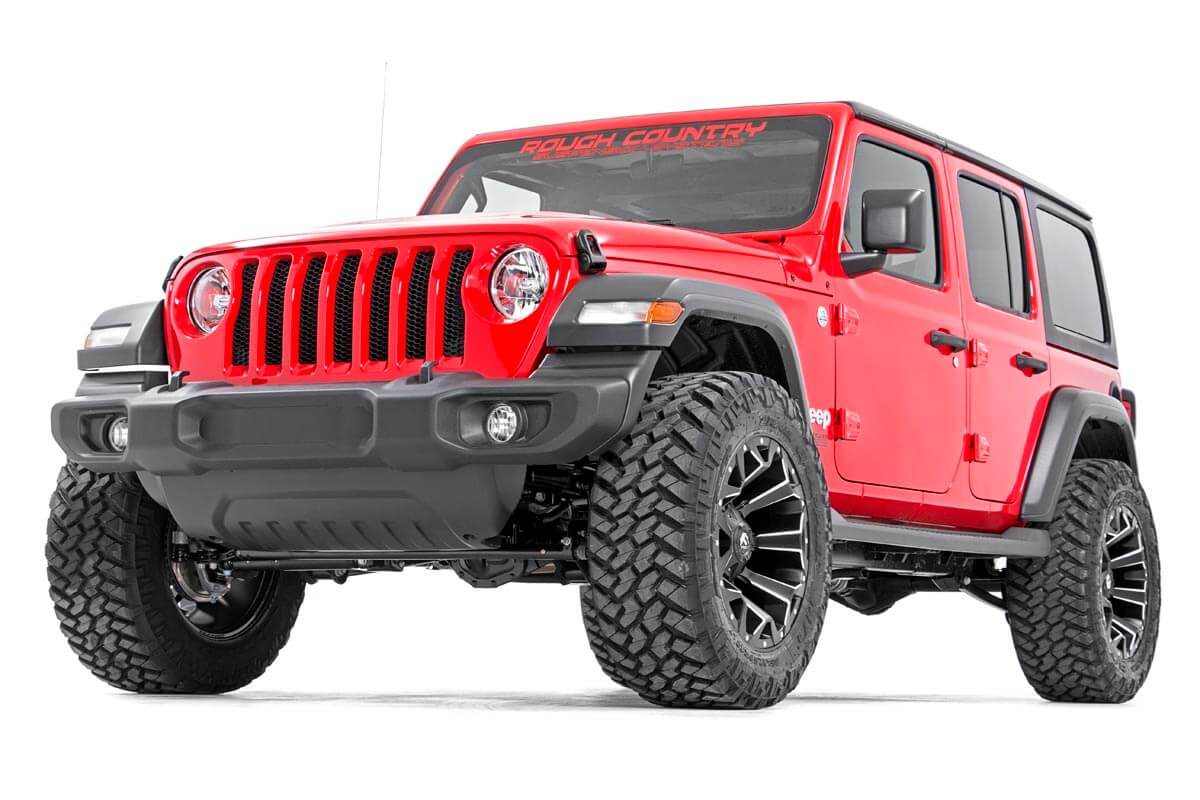 Rough Country 2.5 Inch Lift Kit | 2-Door | Jeep Wrangler JL 4WD (2018-2023)