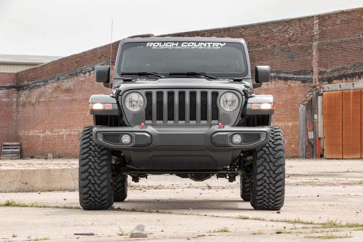 Rough Country 2.5 Inch Lift Kit | 4-Door | Jeep Wrangler Unlimited Rubicon 4WD (2024-2026)