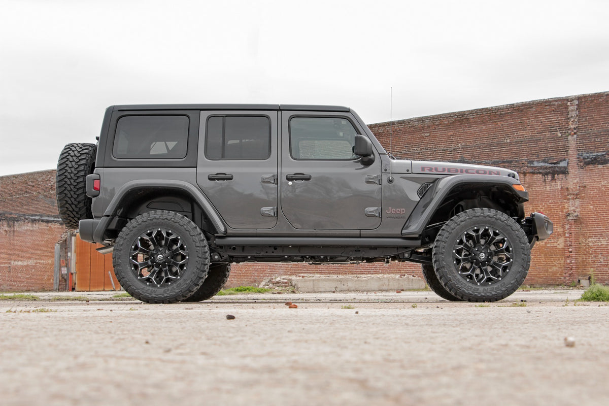 Rough Country 2.5 Inch Lift Kit | 4-Door | Jeep Wrangler Unlimited Rubicon 4WD (2024-2026)