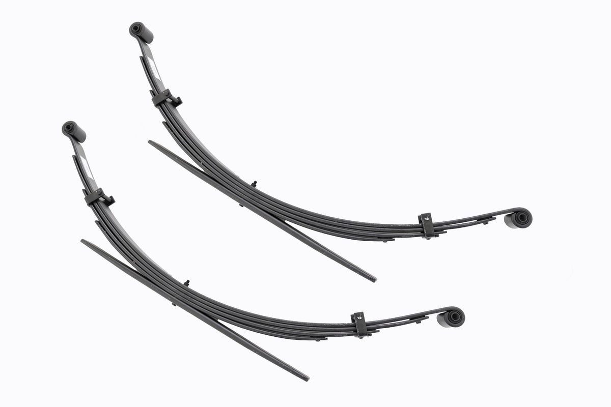 Rough Country Rear Leaf Springs | 4" Lift | Pair | Dodge/Plymouth Trailduster (74-81)/W100 Truck (70-89)