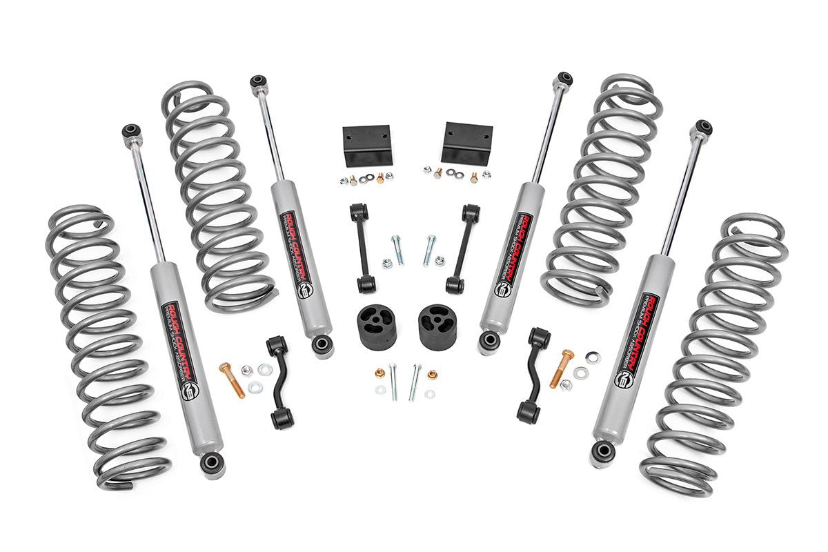 Rough Country 2.5 Inch Lift Kit | 4-Door | Jeep Wrangler Unlimited 4WD (2024-2026)