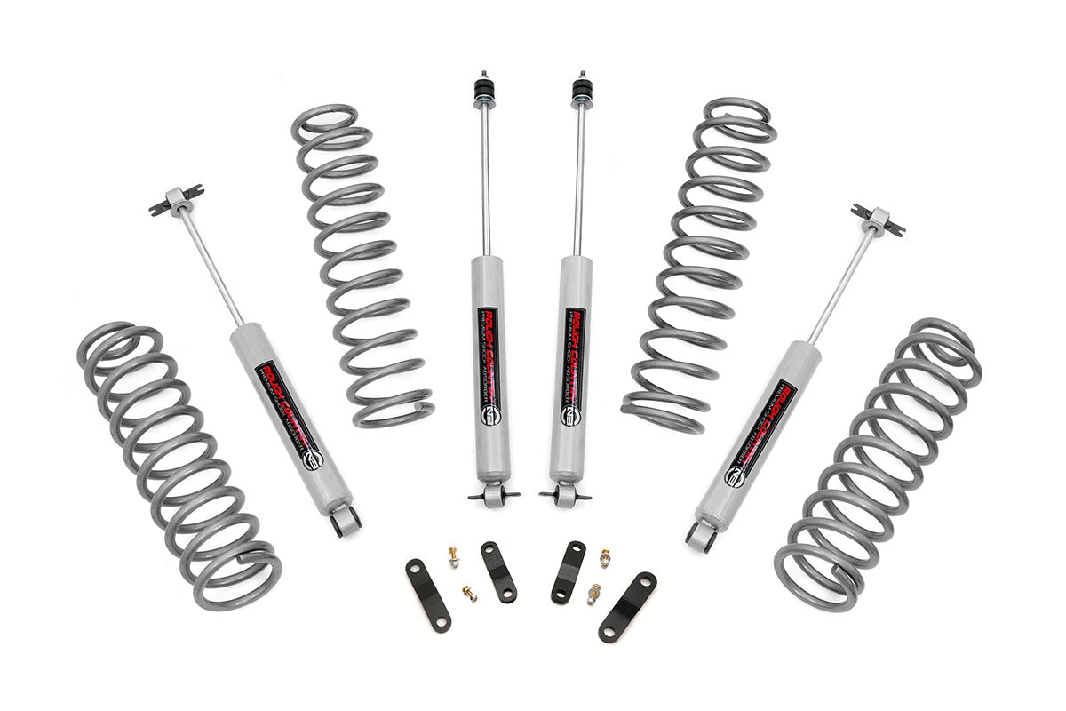 Rough Country 2.5 Inch Lift Kit | 4-Door | Jeep Wrangler JK 2WD/4WD (2007-2018)