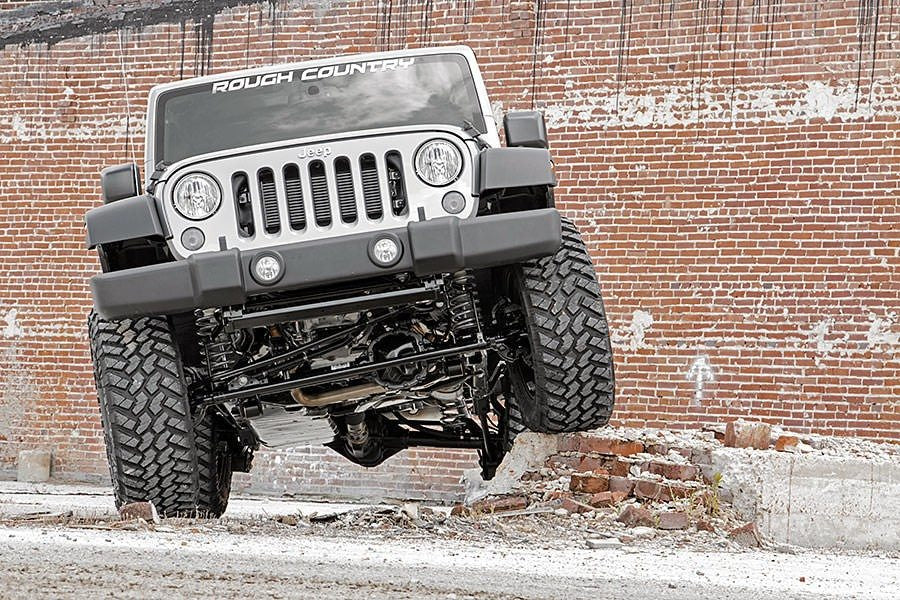 Rough Country 4 Inch Lift Kit | 4-Door | Jeep Wrangler JK 2WD/4WD (2007-2018)