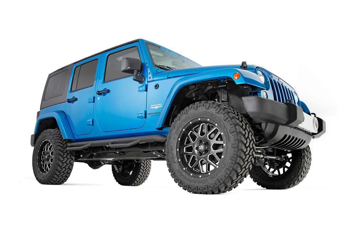 Rough Country 3.5 Inch Lift Kit | 4-Door | Jeep Wrangler JK 2WD/4WD (2007-2018)
