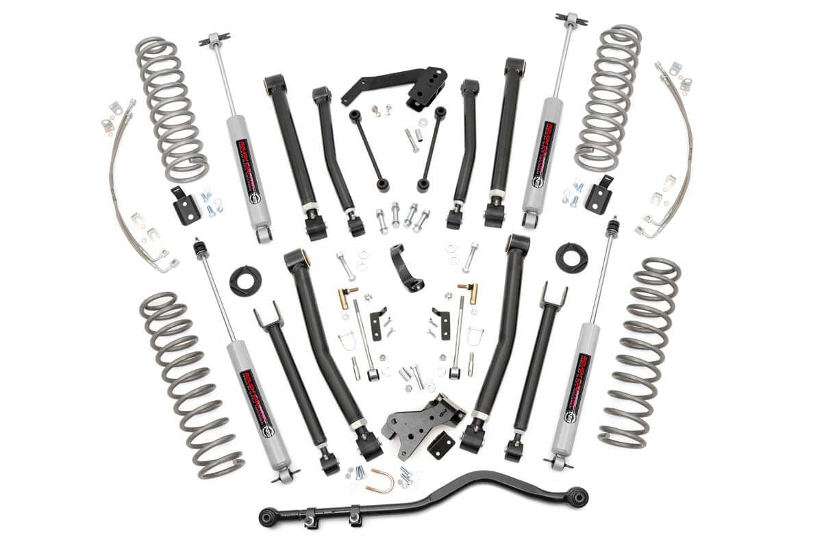Rough Country 6 Inch Lift Kit | 4-Door | X-Series | Jeep Wrangler JK 2WD/4WD (2007-2018)