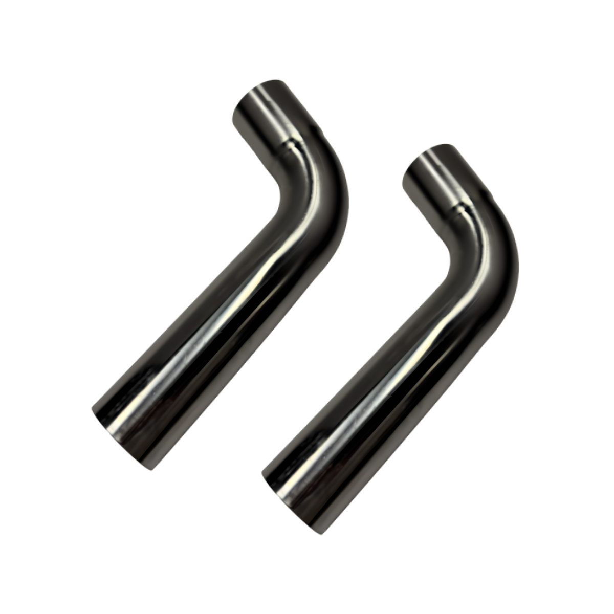 Kooks PAIR of Full 3" SS Connection Adapters (7" Long). Fits 2015-2026 Mustang GT 5.0L — 11513030-2