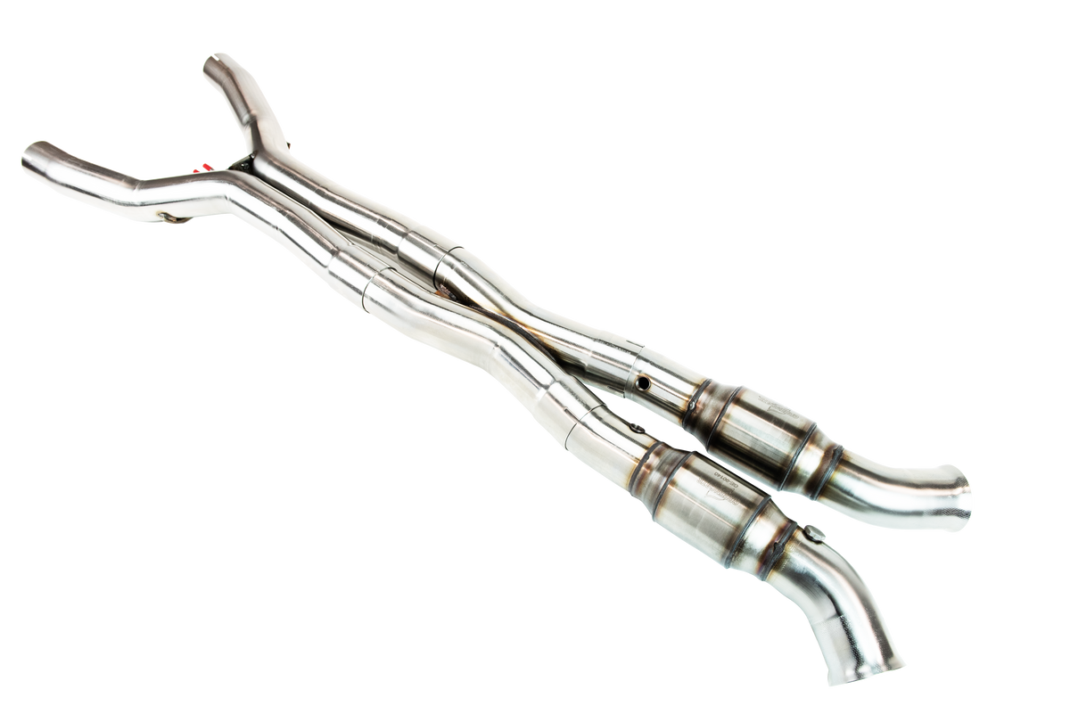 Kooks 3" SS Catted X-Pipe. 2014-2019 Corvette. Connects to OEM. — 21703200